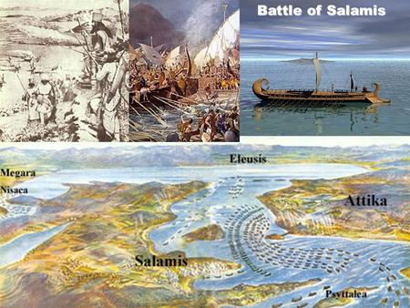 Battle of Salamis. The Delian League Thasos Naxos Delos Lesbos Melos.