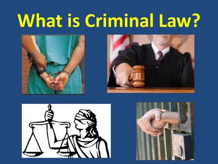 What is Criminal Law?. AGENDA January 9, 2012 1.Today’s topics:  Glossary review  STAMPS  Classes of crimes  Parties to Crimes  Preliminary crimes.