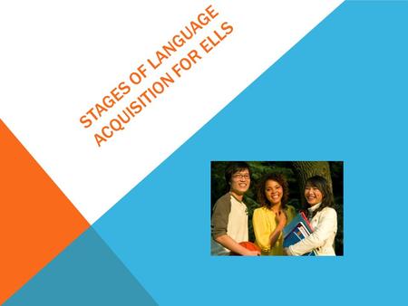 STAGES OF LANGUAGE ACQUISITION FOR ELLS. NYS BILINGUAL COMMON CORE PROGRESSIONS The New NYS Bilingual Progressions replace the former ESL Learning Standards.