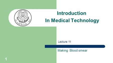 Introduction In Medical Technology