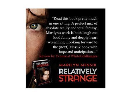 “Read this book pretty much in one sitting. A perfect mix of absolute reality and total fantasy, Marilyn's work is both laugh out loud funny and deeply.