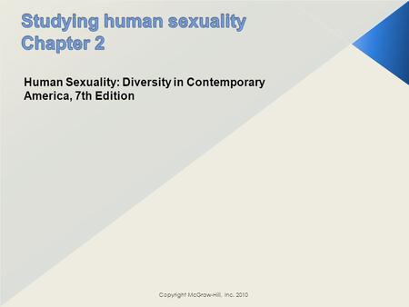 Studying human sexuality Chapter 2