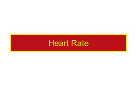 Heart Rate. Some of the ‘Heart Rate’ Data Take a look at the data so you have some ideas to start with. Get an idea about the type of question you might.