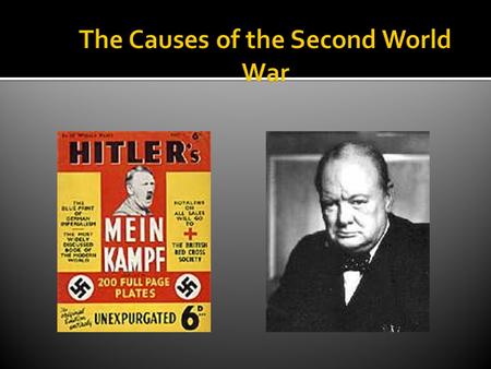 The Causes of the Second World War