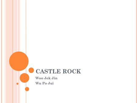 CASTLE ROCK Woo Jek Jin Wu Po Jui. CONTENTS Timeline Overview Analysis Setting and Mood Character Analysis Themes Symbols.