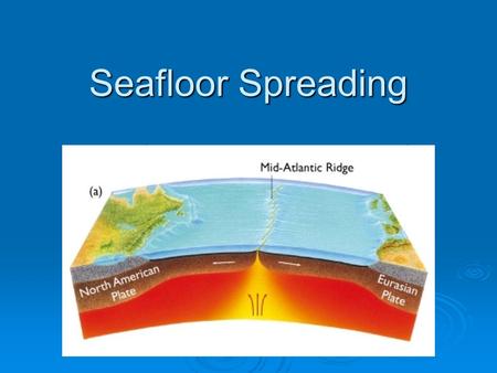 Seafloor Spreading. Technology Lends A Hand  In the 1940’s and 1950’s, two significant inventions were used to help support Wegener’s Theory of Continental.