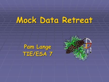 Mock Data Retreat Pam Lange TIE/ESA 7. 2 Agenda  Based on school’s need  May be ½ day/ full day/ two days  Work with district to determine needs –