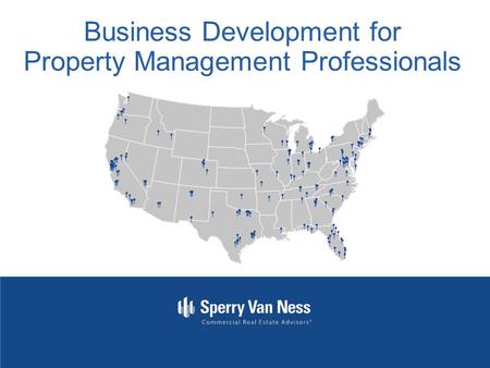 Business Development for Property Management Professionals.