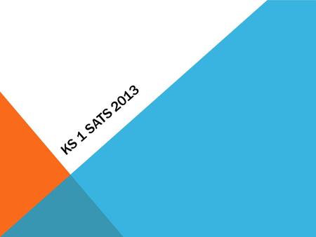 KS 1 SATS 2013. DATES AND TESTS The last term in Year 2 is very important. Children are tested for their SATs at the end of year two on: Writing Reading.