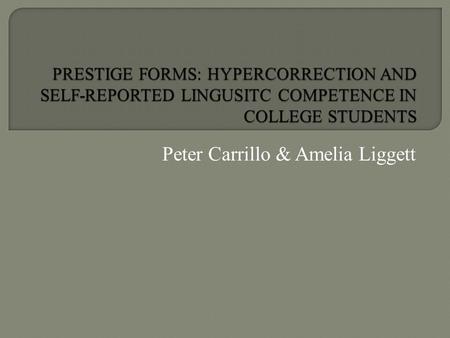 Peter Carrillo & Amelia Liggett.  AGE: ____  GENDER: ____  Major/Minor: _________________________________________ (Write “undecided” if unsure)  Year.