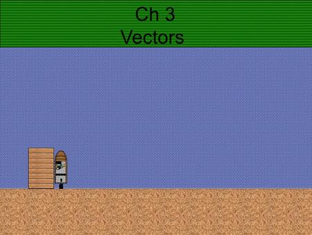 Ch 3 Vectors. Vectors What is the difference between a scalar and a vector? A vector is a physical quantity that has both magnitude and direction What.