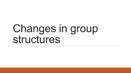 Changes in group structures. Type of disposal Full disposal Income statement Consolidate results to date of disposal Include group gain or loss in income.