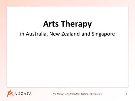 Arts Therapy in Australia, New Zealand and Singapore