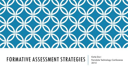 Formative Assessment Strategies