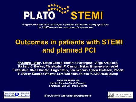 Ticagrelor compared with clopidogrel in patients with acute coronary syndromes the PLAT elet Inhibition and patient O utcomes trial Outcomes in patients.