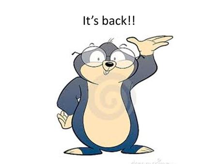 It’s back!!. Rest of the Year Schedule week ofTopicsTentative Assessment April 24ch 10 – The Mole, Percent Composition, Empirical & Molecular Formulae,