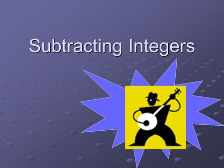 Subtracting Integers. Subtracting Integers To subtract integers, add the opposite of the second integer. Examples:8 − 3 = 8 + -3 = 5 9 − (-5) = 9 + 5.