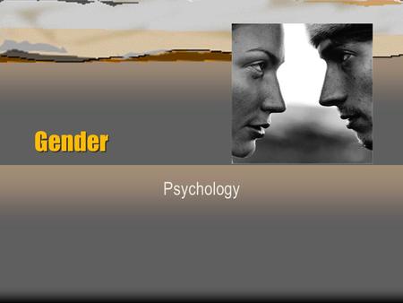 Gender Psychology.