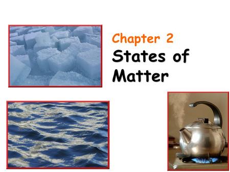 States of Matter Chapter 2 States of Matter. Anything that takes up space and has mass is matter. 2-1 Matter All matter is made up of tiny particles such.