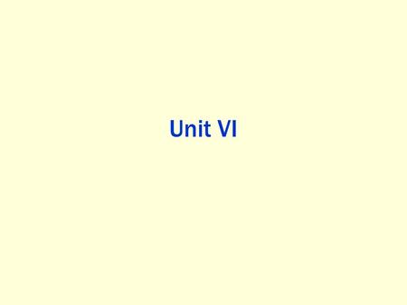 Unit VI. Where did the Industrial Revolution begin, and How did it Diffuse? Key Question: