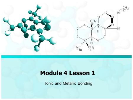 Module 4 Lesson 1 Ionic and Metallic Bonding. Have you ever wondered why… Metals can be easily formed into sheets? Metallic bonding.