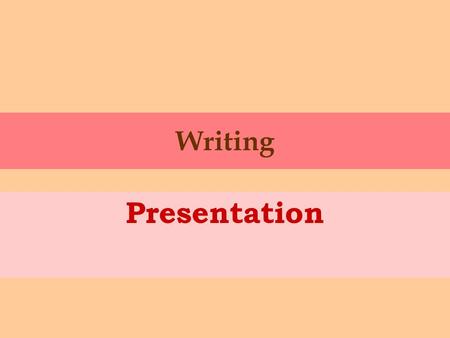 Writing Presentation. How to start? 1. Start quite formally: Today I´m going to talk about … In this presentation, I´d like to tell you a little bit about...