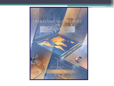 © The McGraw-Hill Companies, Inc., 2004 1. Chapter 17 Synchronous Manufacturing and the Theory of Constraints.