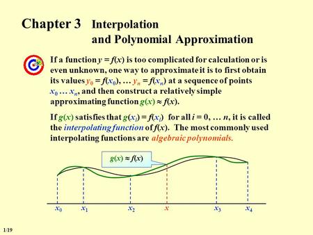 Chapter 3 Interpolation