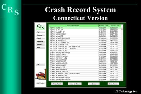 Crash Record System Connecticut Version JB Technology Inc.