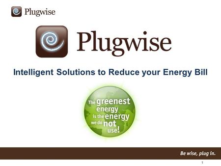 1 Intelligent Solutions to Reduce your Energy Bill.