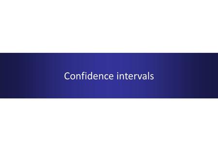 Confidence intervals. Estimation and uncertainty Theoretical distributions require input parameters. For example, the weight of male students in NUS follows.