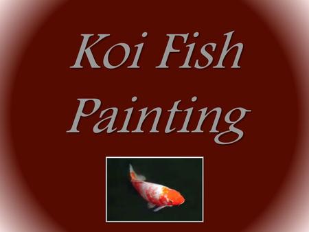 Koi Fish Painting.