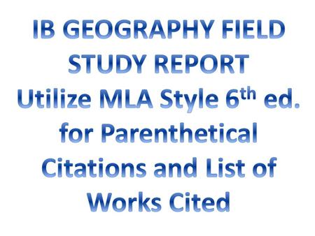 - Since the material in your research paper will contain information from the work of others, you must give proper credit by citing your sources. - Use.