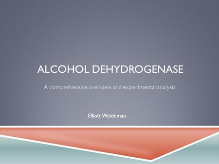 Alcohol Dehydrogenase