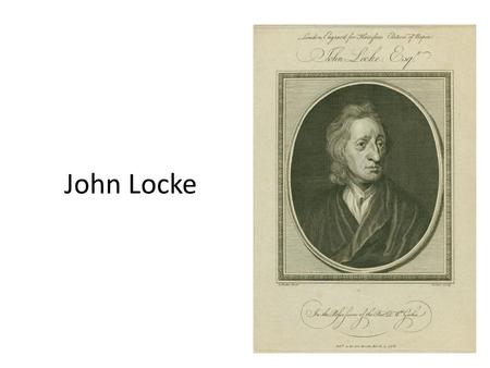 John Locke.