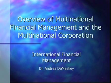 International Financial Management