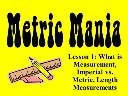 Metric Conversion Challenge Warm-Up