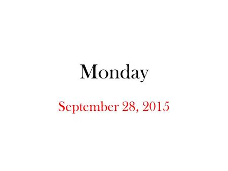 Monday September 28, 2015. We Will… Identify the contributions of women to American society I Will… Create a six word summary for each individual on the.