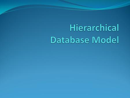 Data Structure Concepts Record Collection of field values Grouped as record types Parent-Child Relationships 1 :N Occurrence : ONE parent and zero or.