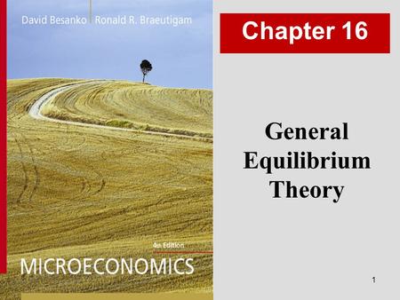 General Equilibrium Theory