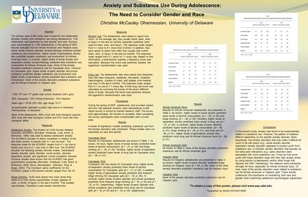 ◦ 1,000 10 th and 11 th grade high school students (53% girls) ◦ 58% Caucasian; 23% African-American; 12% Hispanic ◦ Mean age = 16.09 (SD=.68); age range.