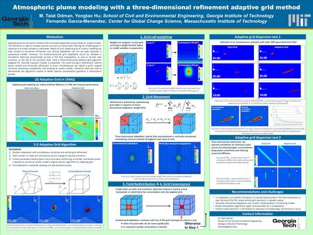 TEMPLATE DESIGN © 2008 www.PosterPresentations.com A high-order accurate and monotonic advection scheme is used as a local interpolator to redistribute.