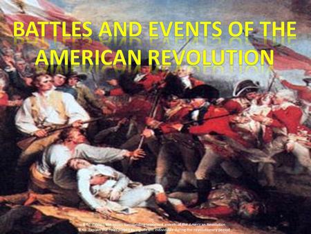 8.4c Explain the issues surrounding important events of the American Revolution 8.4b Explain the roles played by significant individuals during the revolutionary.