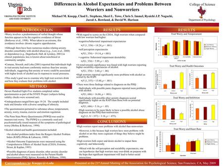 INTRODUCTION METHOD RESULTS CONCLUSIONS Correspondence to: at the 21 st Annual Meeting of the Association for Psychological Science,