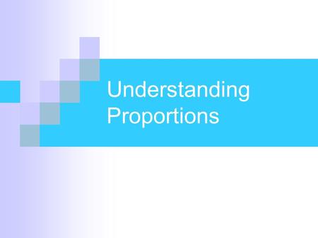 Understanding Proportions. What we know…. Ratios are useful ways to compare two quantities. To compare the number of shaded circles to the number of total.