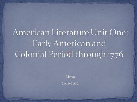 Lima 2011-2012. Accounts of exploration and exploitation Explore: Exploit: