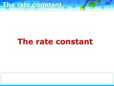 Consider results for a rate of reaction experiment between X and Y.