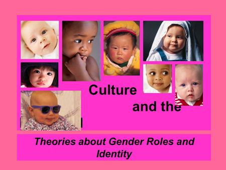 Culture and the Individual Theories about Gender Roles and Identity.