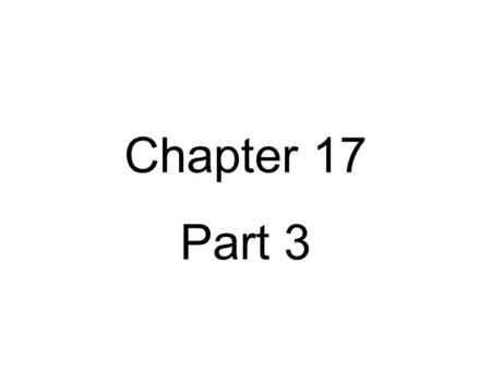 Chapter 17 Part 3. Intermolecular forces vs. Intramolecular forces.