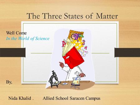 The Three States of Matter